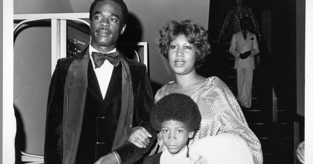 How old was Aretha Franklin when she had her first child?