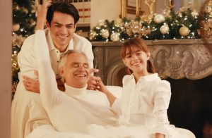  Andrea Bocelli with his children