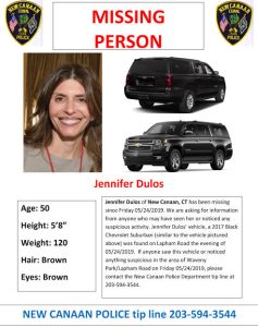 a copy of Jennifer's missing report.