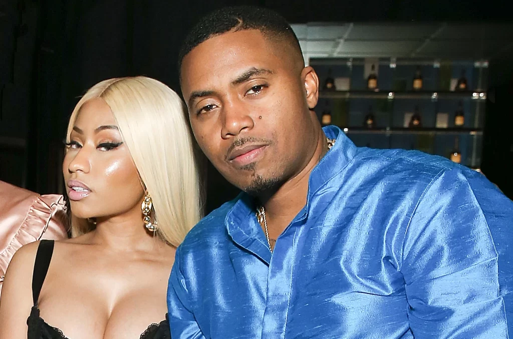 Nicki Minaj with Nas.