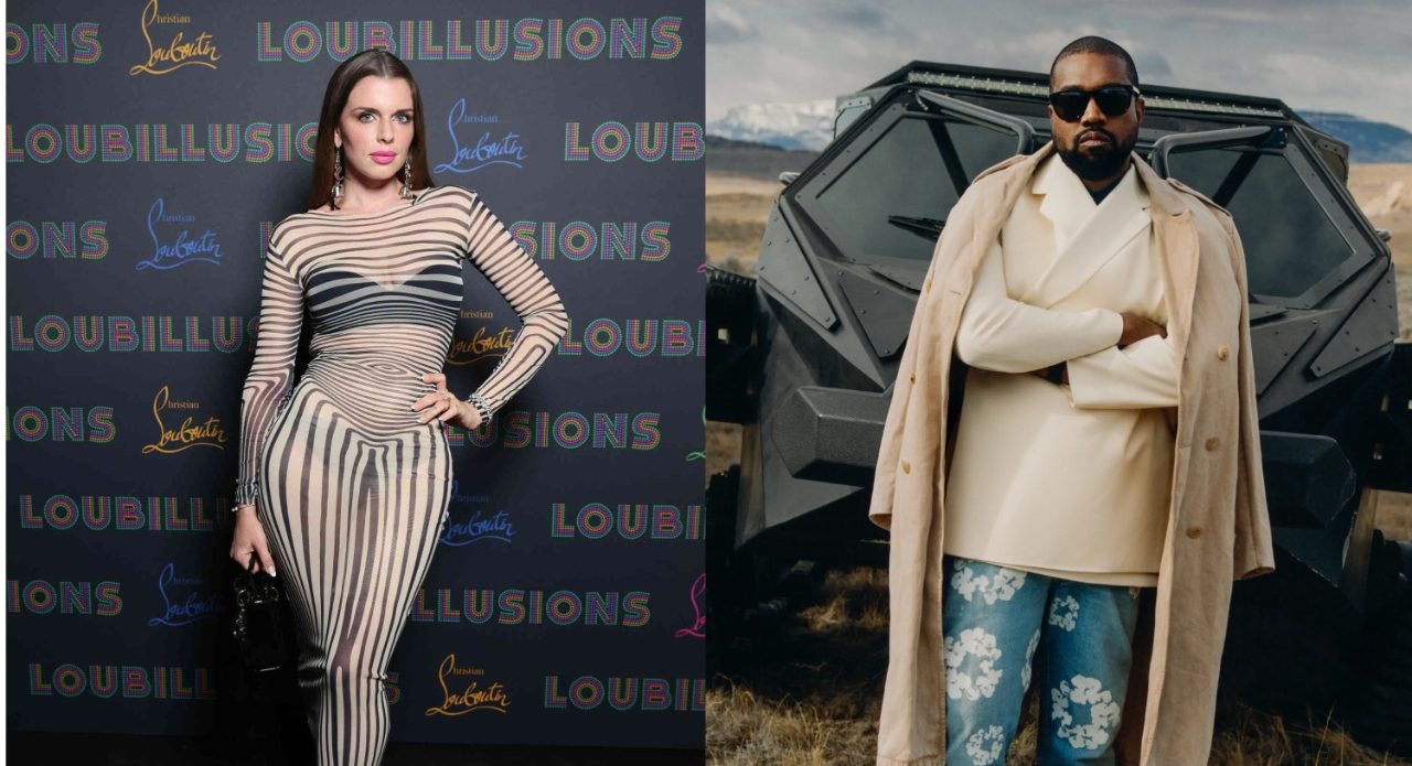 Julia Fox and Kanye West