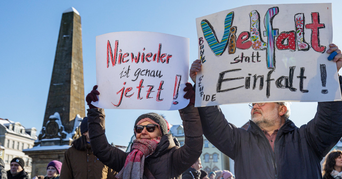 Protests against Germany’s far right gain new momentum after report on meeting of extremists