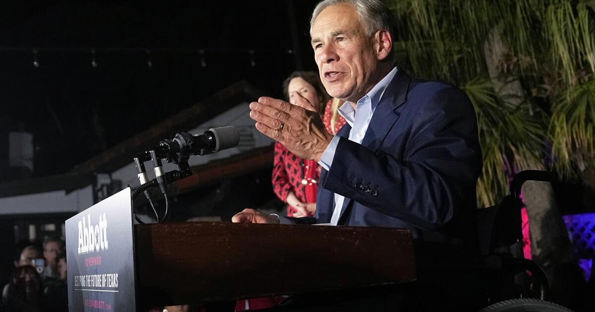 Opinion: Texas Gov. Greg Abbott is defying a U.S. Supreme Court order. That’s frightening