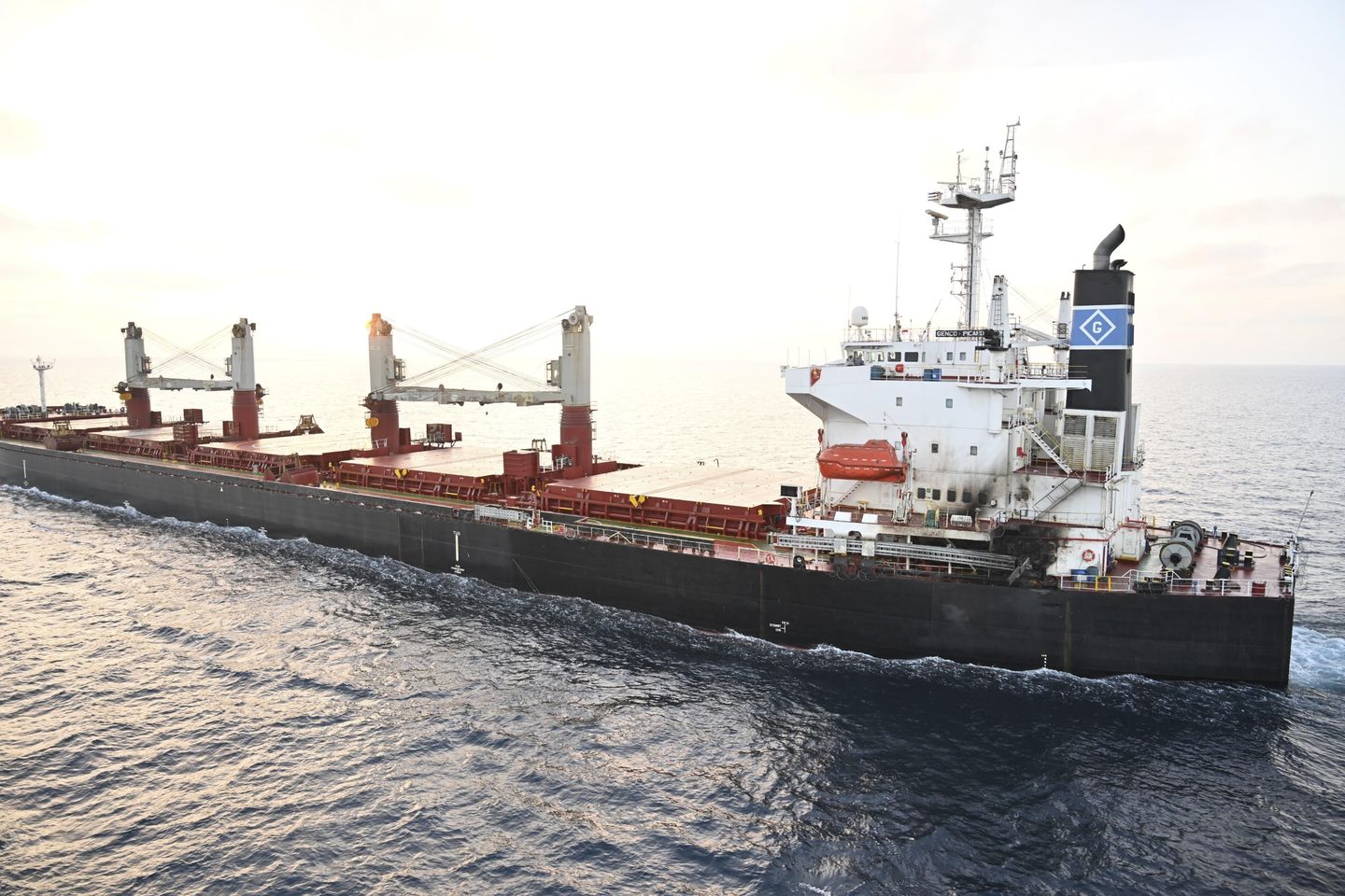 Suspected drones used by Yemen’s Houthi rebels attack 2 more ships in Mideast waters