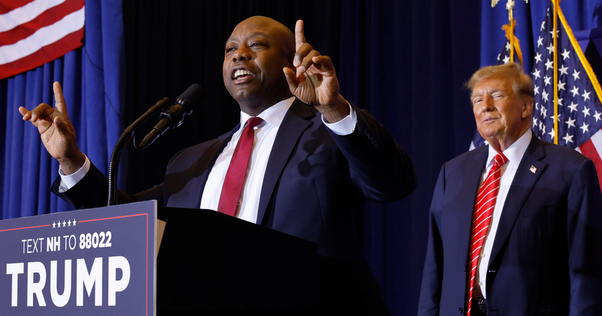 Sen. Tim Scott rises to the top of Trump’s ‘veepstakes’