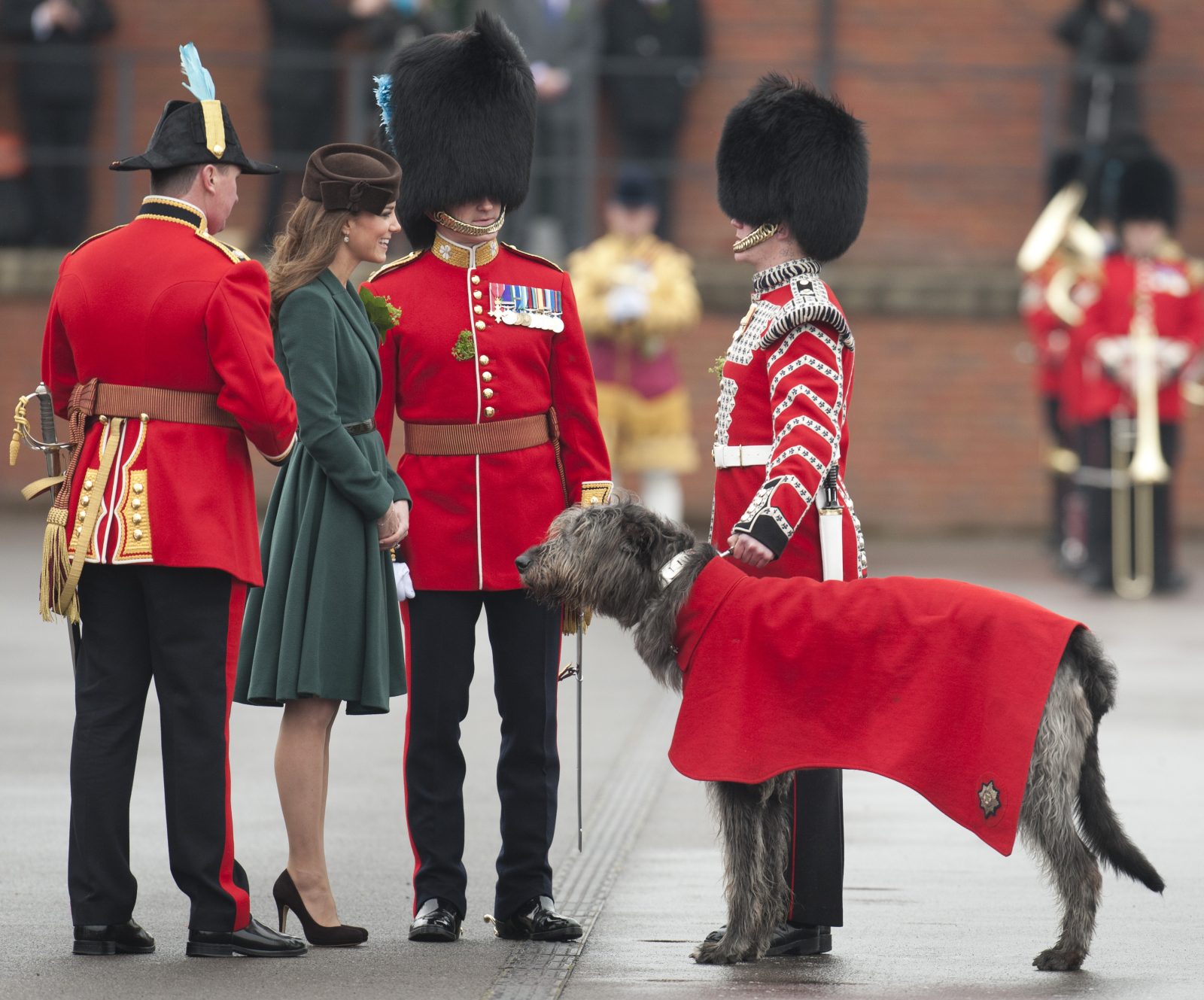 Kate Middleton, the Honorary Colonel of the Irish Guards, to Miss St. Patrick’s Day Parade