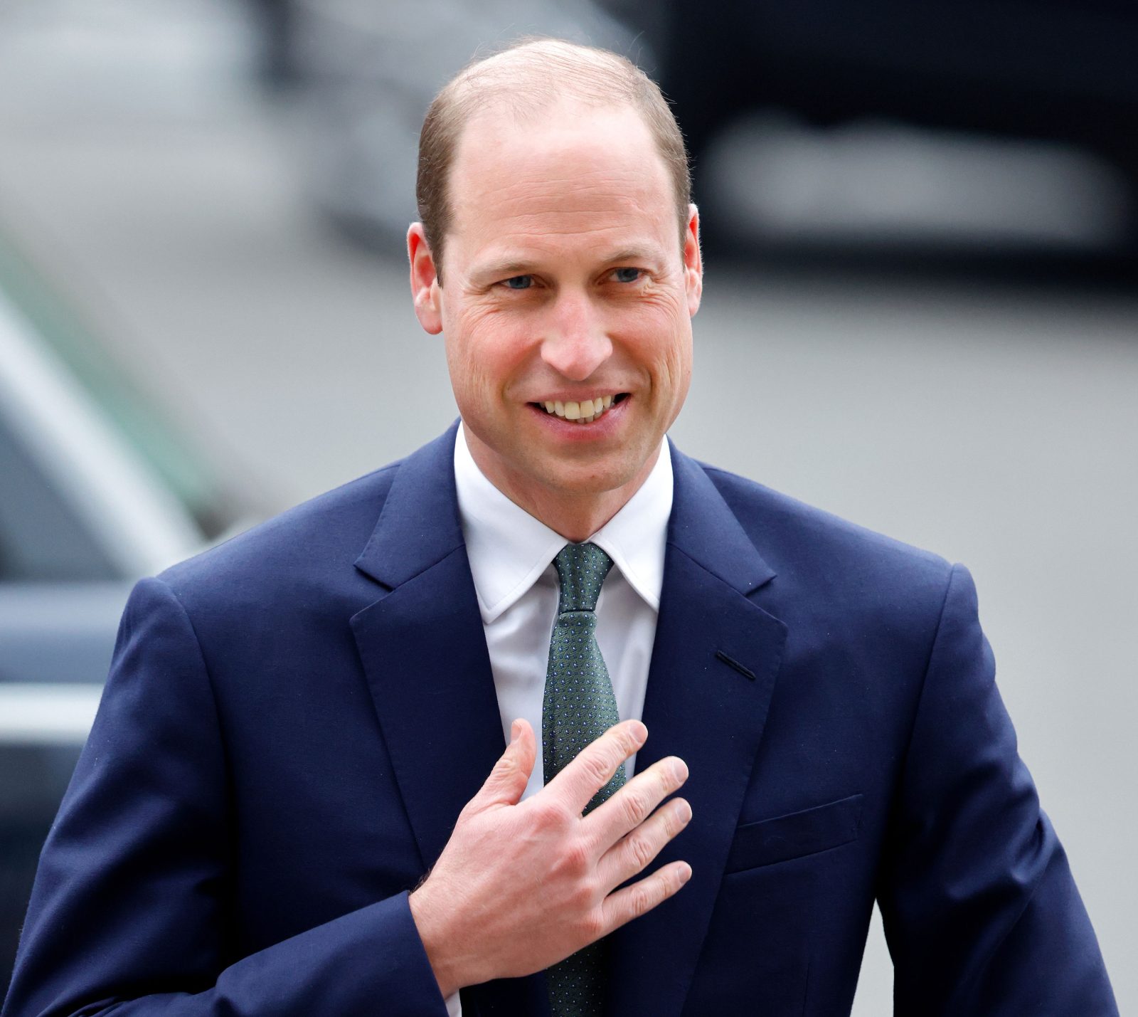 Prince William Visits Welsh Guards Barracks Solo