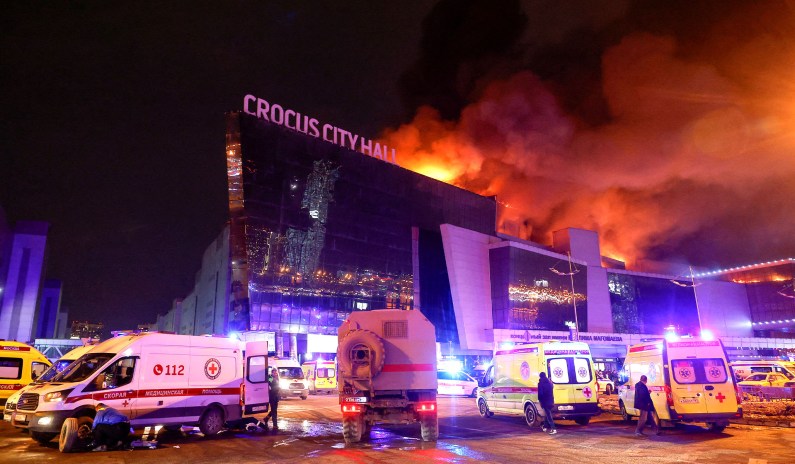 ISIS Claims Responsibility for Shooting at Moscow Concert Hall That Killed 115 People