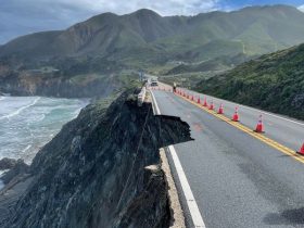 Part of famed California highway crumbles into ocean…