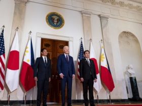 President Joe Biden hosts trilateral summit with Philippines, Japanese leaders
