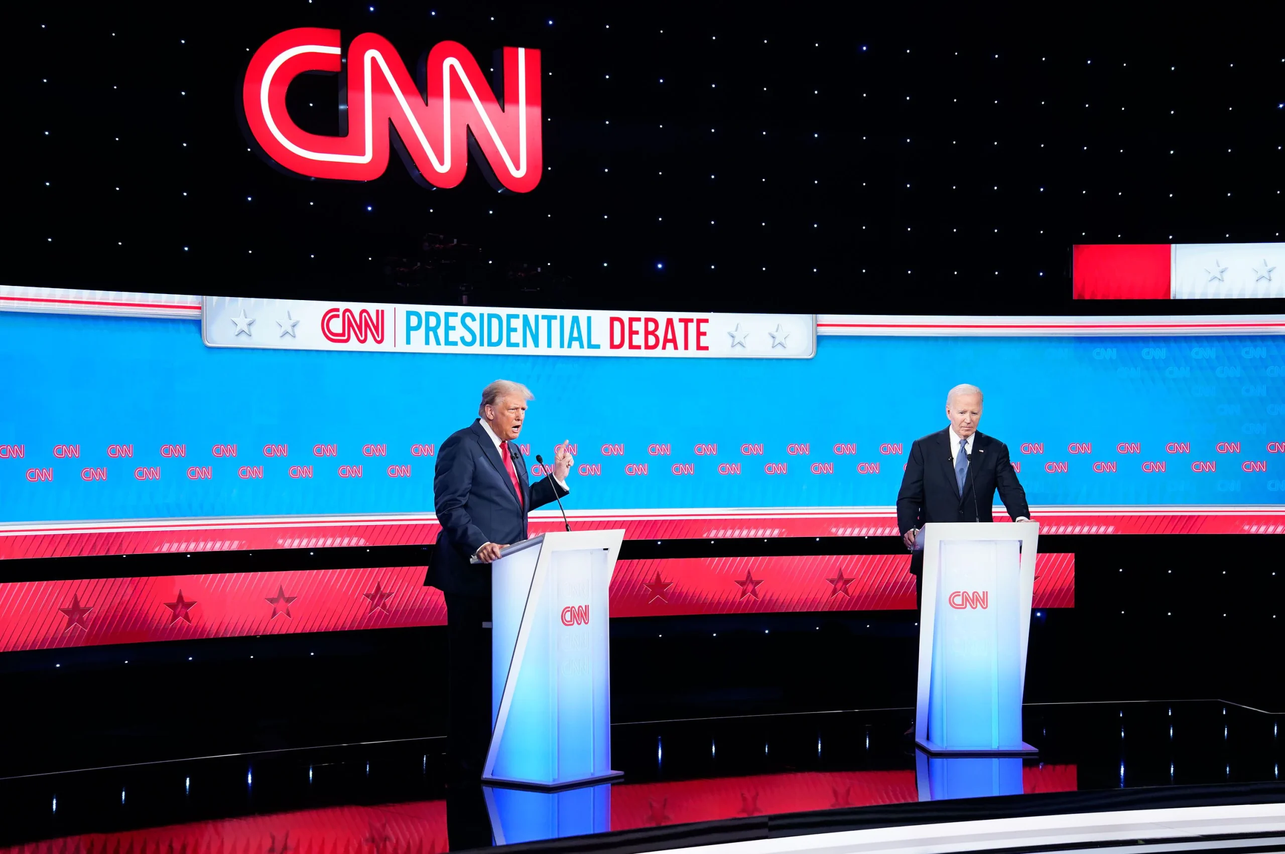 Biden and Trump Discuss Golf and Age During CNN Debate