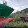Container Ship Crashes Into Norwegian Yard After Officer Falls Asleep at the Helm