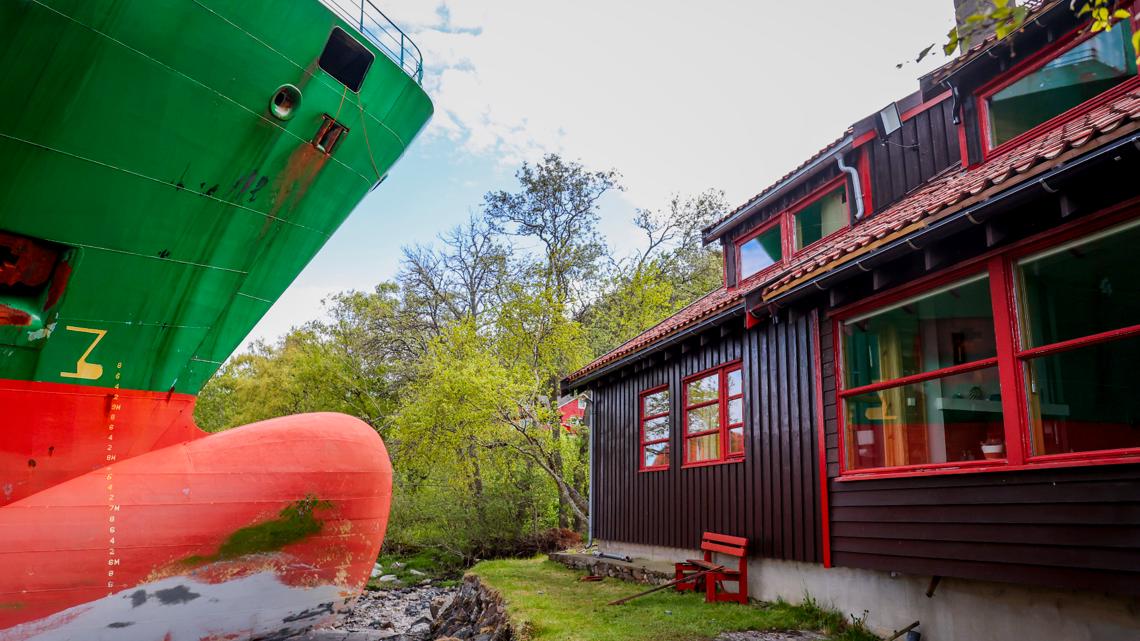 Container Ship Crashes Into Norwegian Yard After Officer Falls Asleep at the Helm