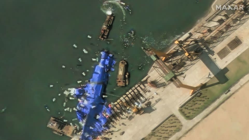North Korea Rapidly Refloats Damaged Destroyer After Botched Launch as Kim Demands Swift Repairs