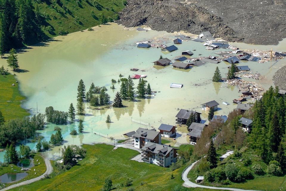 Swiss Alps Landslide Wrecks Village of Blatten as River Slowly Eases Flood Risk