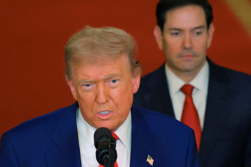 Trump Calls Iran’s Missile Strike a ‘Very Weak Response,’ Urges Peace With Israel