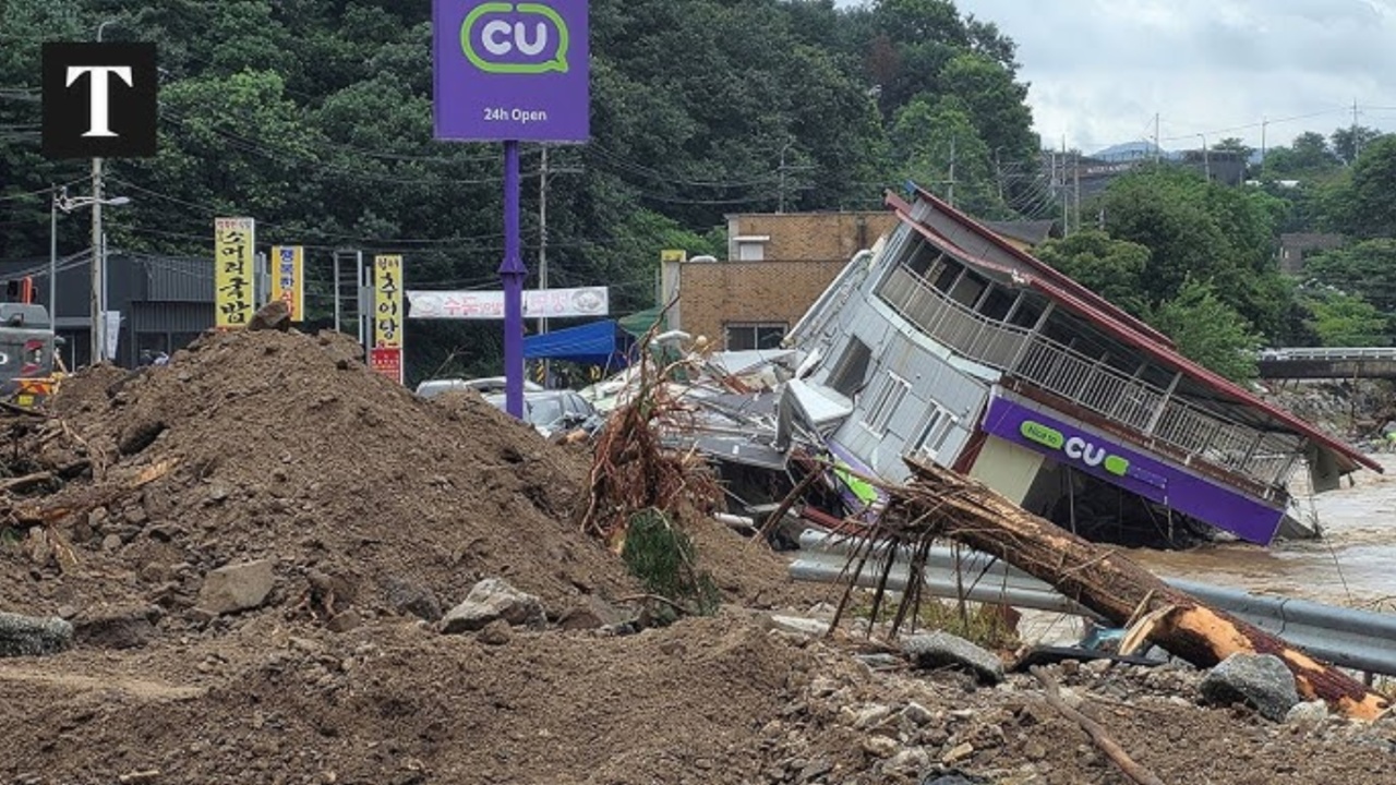 Deadly Floods and Landslides Devastate Southern South Korea as Heatwave Threatens Recovery Efforts