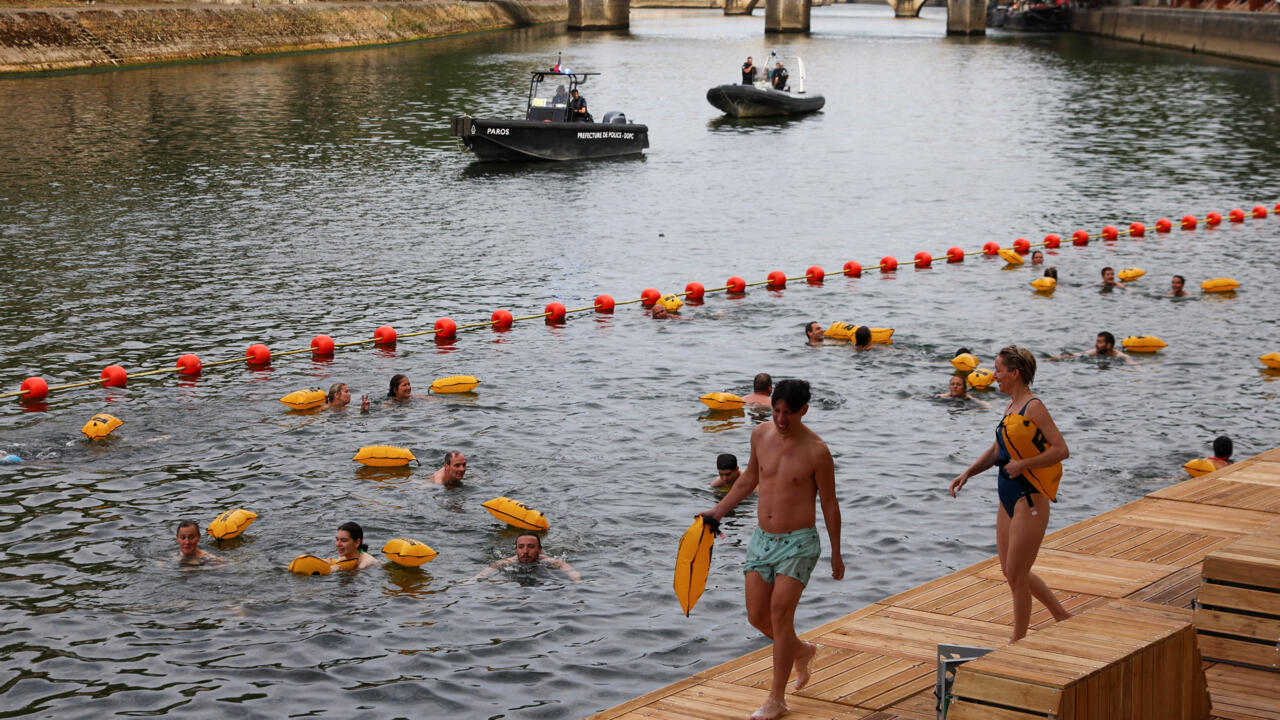 Parisians Celebrate Historic First Swim in the Seine After Century-Long Ban Ends