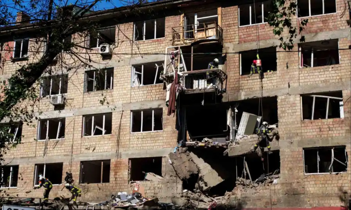 Russia Launches Largest Air Assault of War as U.S. Delays Ukraine Defense Support