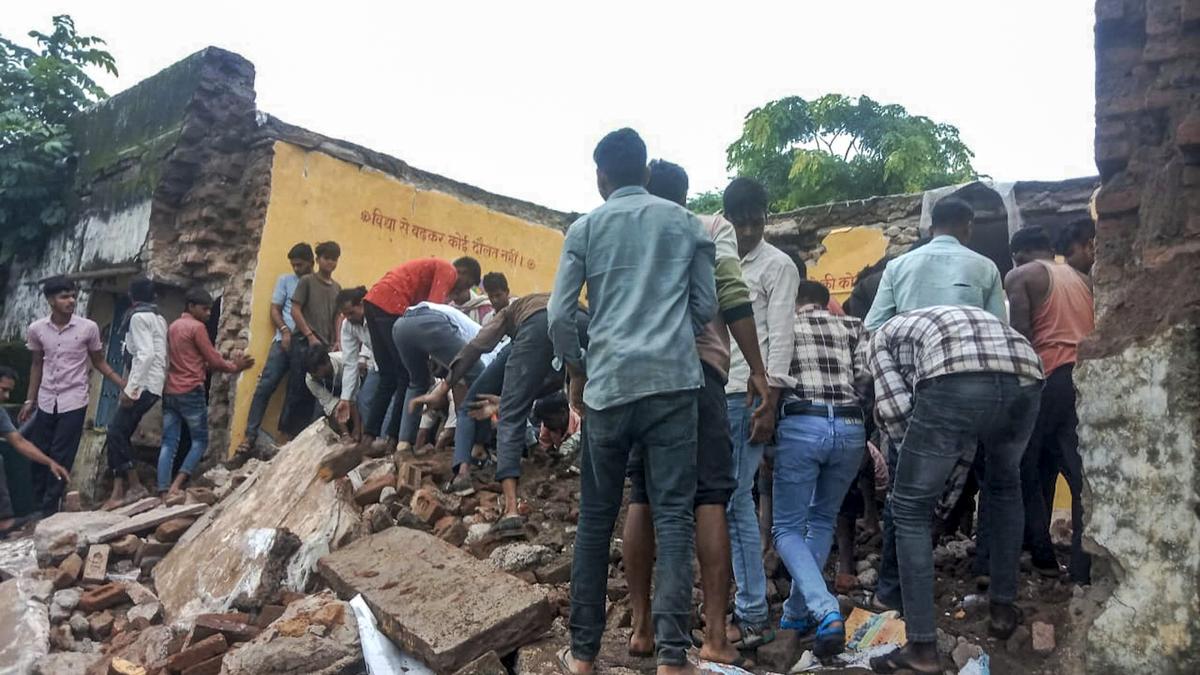 Seven Children Killed as School Roof Collapses in Rain-Hit Rajasthan Village
