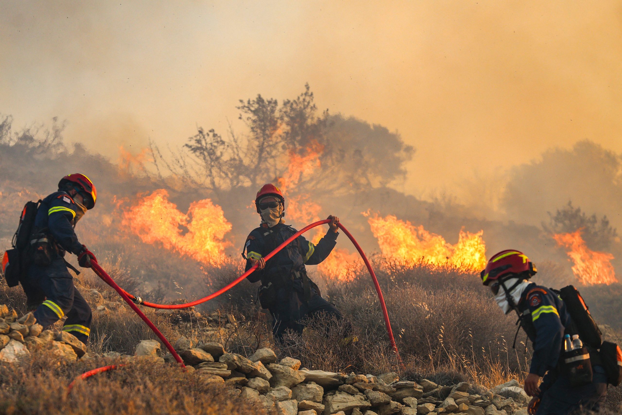 Wildfire Erupts on Crete as Heat and High Winds Force Mass Evacuations and Strain Firefighting Efforts